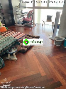 Sàn gỗ tự nhiên Giáng Hương Lào Solid