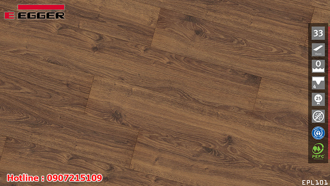 Sàn gỗ Egger Pro Aqua EPL101 12mm