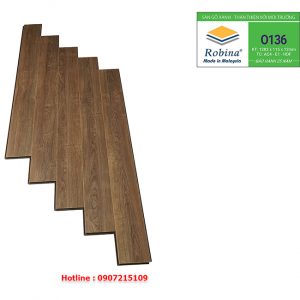 Sàn gỗ Robina 12mm bản nhỏ O136