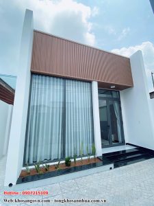 Lắp đặt gỗ nhựa ngoài trời ốp tường ốp trần ốp ban công