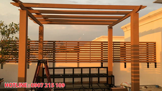 Hình ảnh gỗ nhựa ngoài trời làm hàng rào, ghế ngồi giàn Pergola Hình ảnh gỗ nhựa ngoài trời làm hàng rào, ghế ngồi giàn Pergola