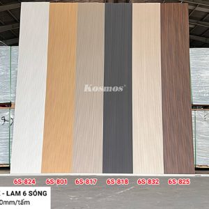 Lam sóng than tre vân gỗ 6S-801