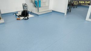 Công trình sàn vinyl kháng khuẩn bệnh viện Tai Mũi Họng