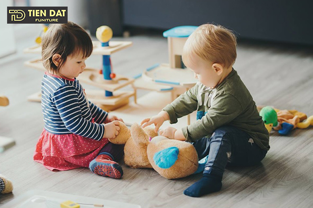 Sàn Robina là một trong các dòng sàn gỗ an toàn cho trẻ nhỏ Sàn Robina là một trong các dòng sàn gỗ an toàn cho trẻ nhỏ