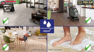 Sàn gỗ Egger Aqua chịu nước