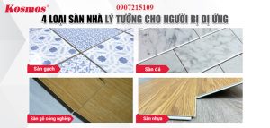 Top 4 Loại sàn nhà lý tưởng cho người bị dị ứng