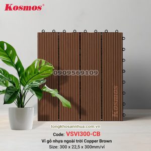 Vỉ gỗ nhựa lát ban công Vinhomes Grand Park
