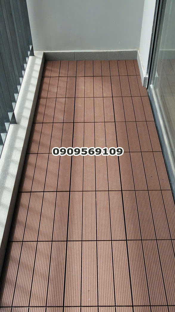 Vỉ gỗ nhựa lát ban công Vinhomes Grand Park Vỉ gỗ nhựa lát ban công Vinhomes Grand Park