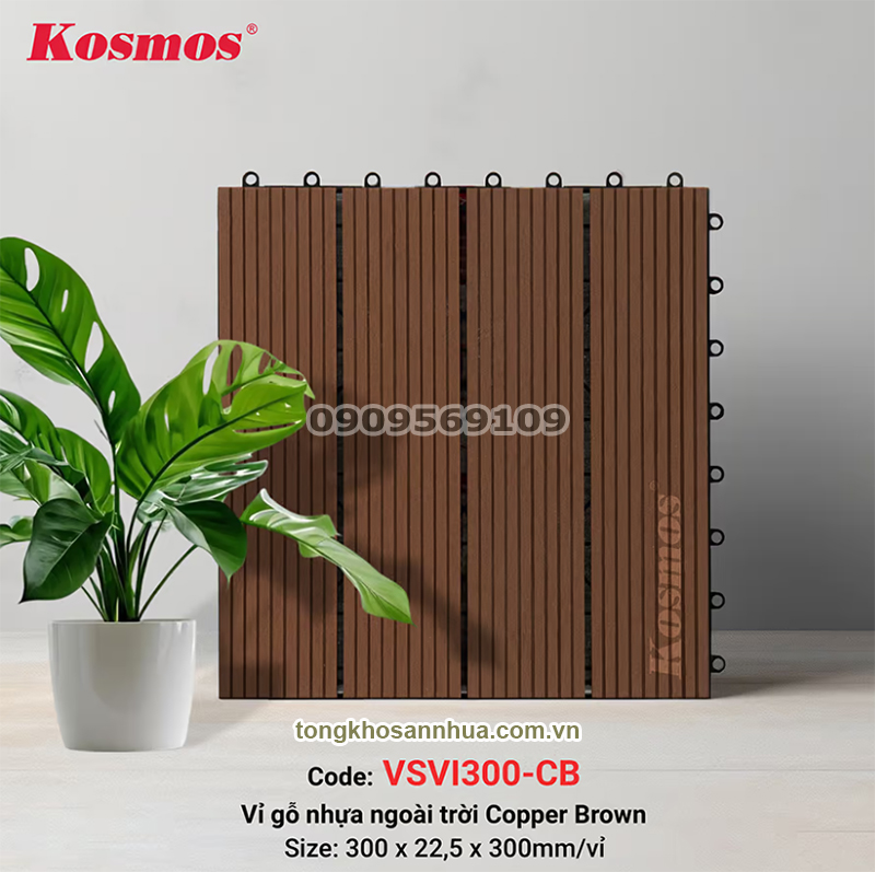 Vỉ gỗ nhựa VSVI300 Kosmos Vỉ gỗ nhựa VSVI300 Kosmos